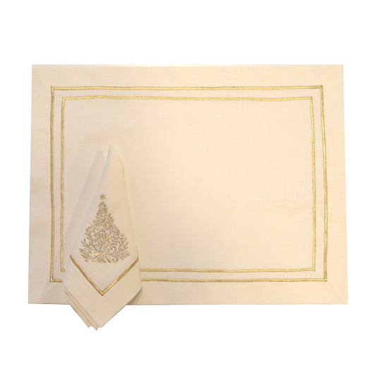 Holiday Spirit Napkins, S/4